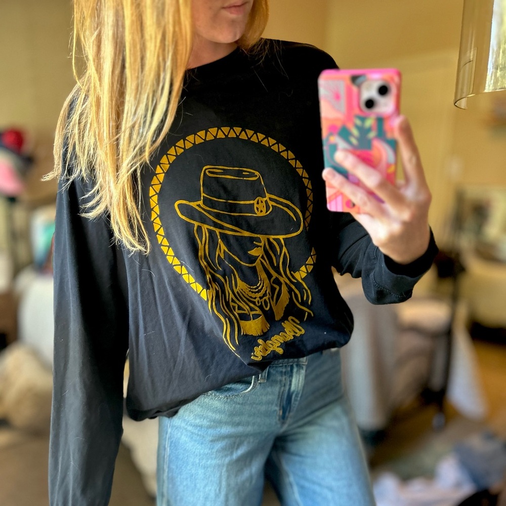 Longsleeve black graphics wrangler tee Size XL